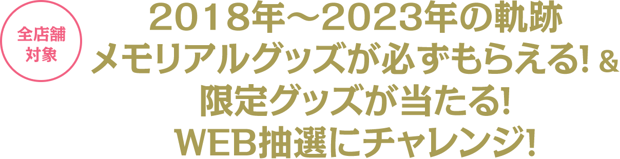 1ptごとに抽選!限定グッズが当たる！WEB抽選にチャレンジ！